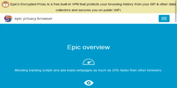 Epic Privacy Browser