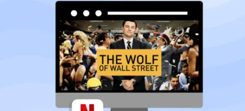 The Wolf of Wall street on Netflix